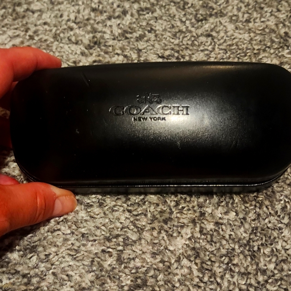 Coach Classic Black Eyeglass Case